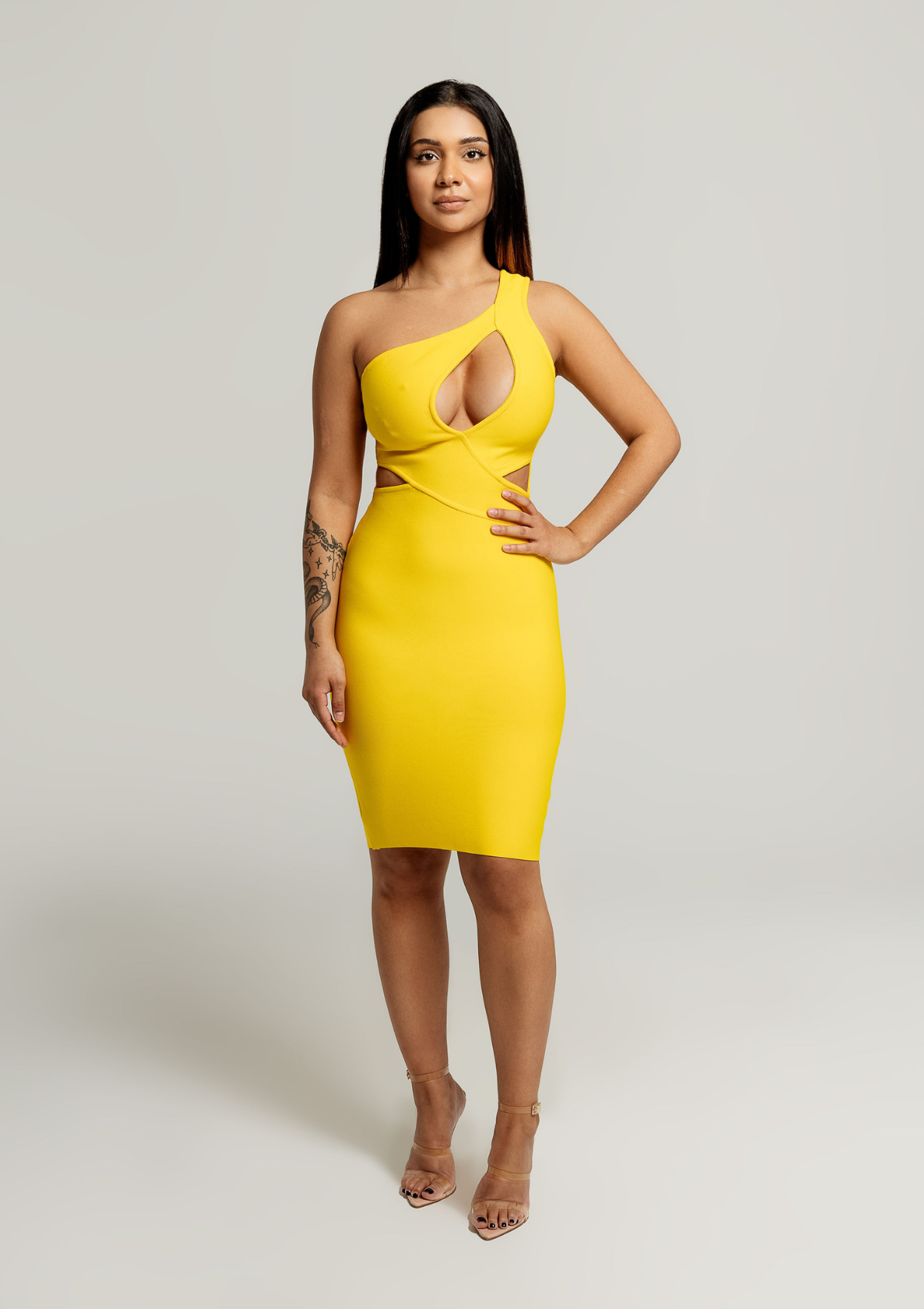 Tyla Cut Out Dress - Bandage-6