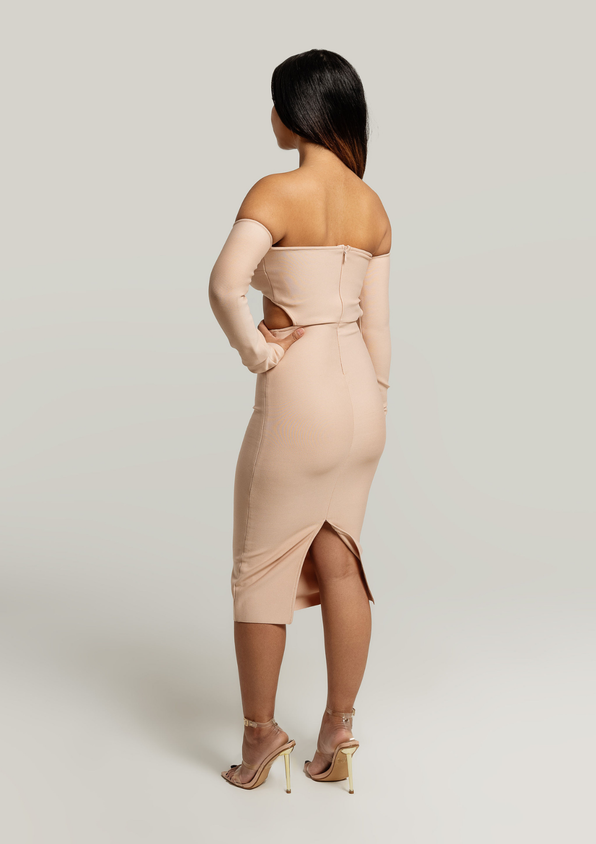 Bella Dress - Nude-2