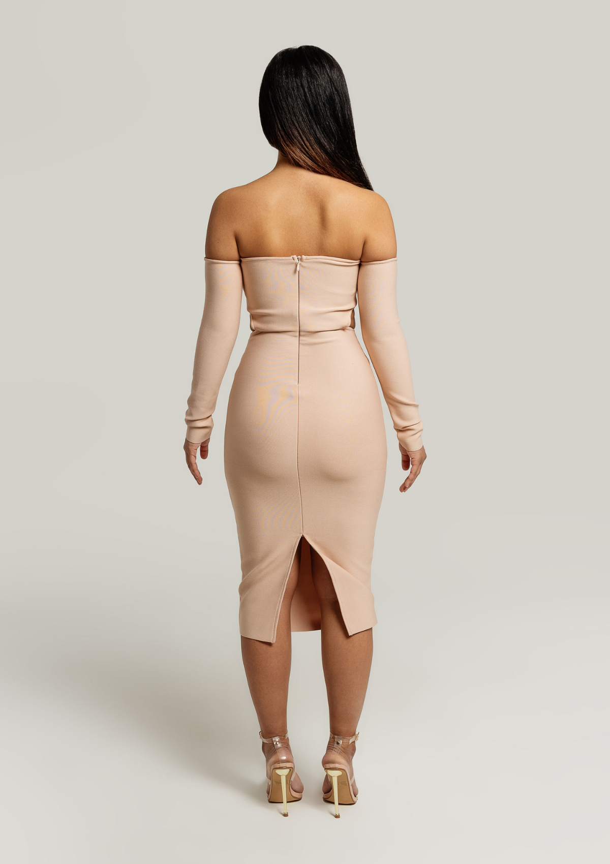 Bella Dress - Nude-3