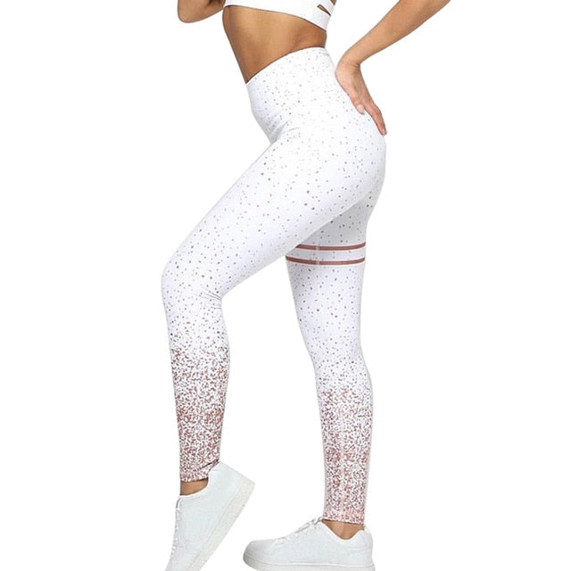 Quick dry Leggings Women Running Sport High Waist Tights Leggins Female Gym Fitness Training Seamless-0
