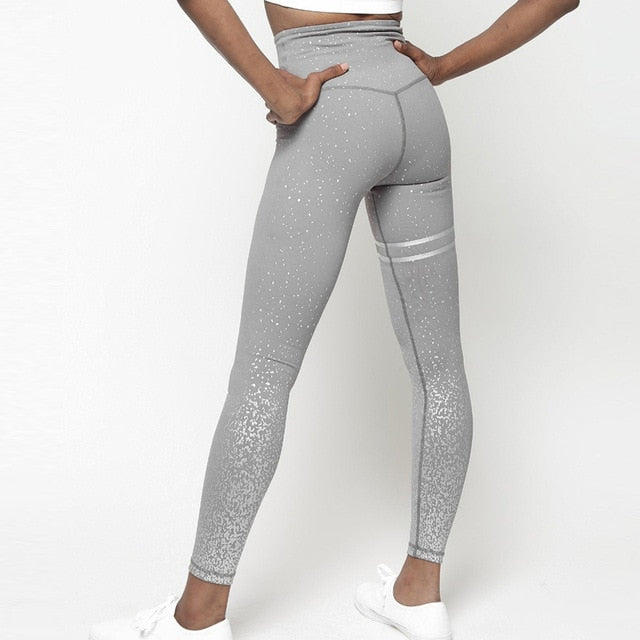 Quick dry Leggings Women Running Sport High Waist Tights Leggins Female Gym Fitness Training Seamless-6