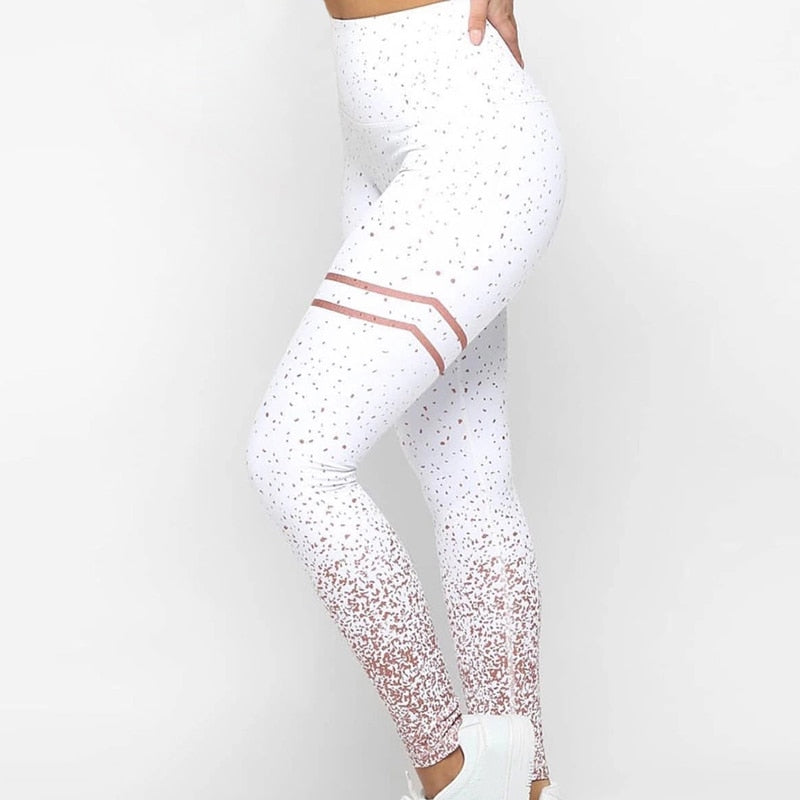 Quick dry Leggings Women Running Sport High Waist Tights Leggins Female Gym Fitness Training Seamless-1